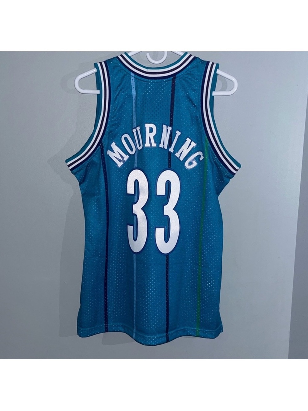 Charlotte Hornets Alonzo Mourning #33 Mitchell & Ness 1992 ROOKIE NBA Jersey